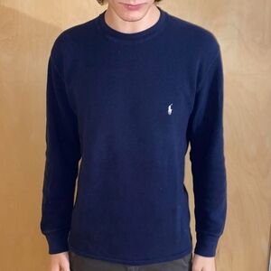 Polo Ralph Lauren Sleepwear casual waffle knit thermal longsleeve size L